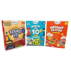 NWT Trio Set of Skillmatics Guess in 10 Jr, Found It and Memory Match Classroom